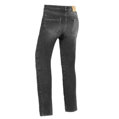 JEANS DA MOTO CLOVER SYS 5 DENIM NERO