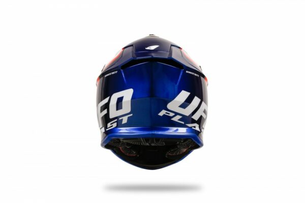 CASCO CROSS UFO INTREPID BLU/BIANCO - immagine 7