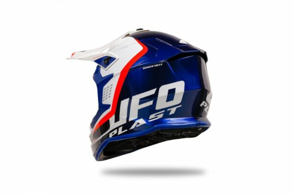 CASCO CROSS UFO INTREPID BLU/BIANCO - immagine 5