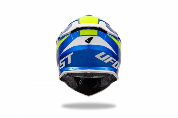 CASCO CROSS UFO INTREPID BLU/GIALLO - immagine 6