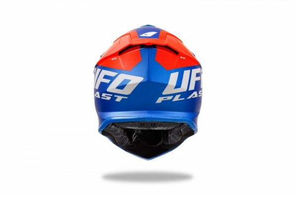 CASCO CROSS UFO INTREPID BLU/ARANCIO - immagine 7