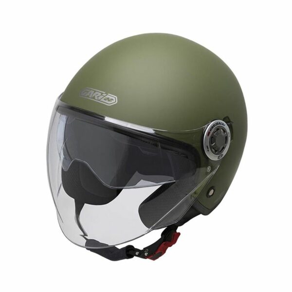 Casco Moto G20 Jet Doppia Visiera Verde Militare - immagine 8