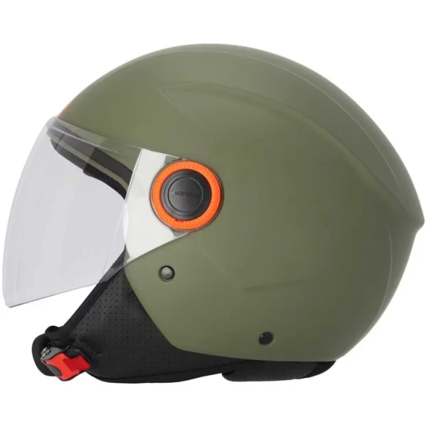 CASCO JET ACERBIS BREZZA VERDE MILITARE - immagine 3