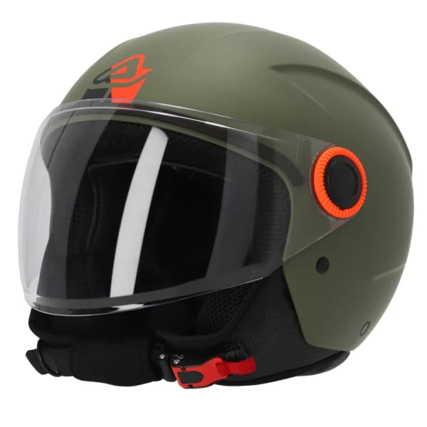 CASCO JET ACERBIS BREZZA VERDE MILITARE